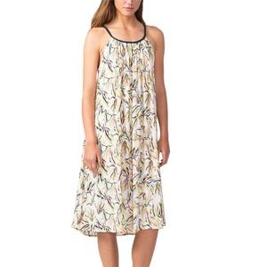 SKFK SKUNKFUNK‎ MAITЕDER Printed ECOVERO Viscose Maxi Dress WOMEN SMALL